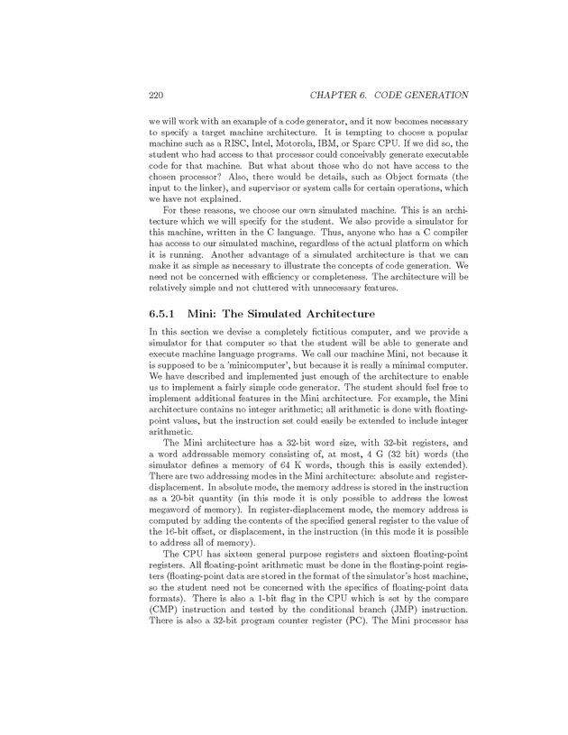 Compiler Design: Theory, Tools, and Examples - Page 220